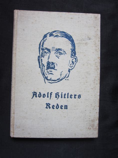 Rare Original Third Reich Book On Early Adolf Hitler Speeches 1934