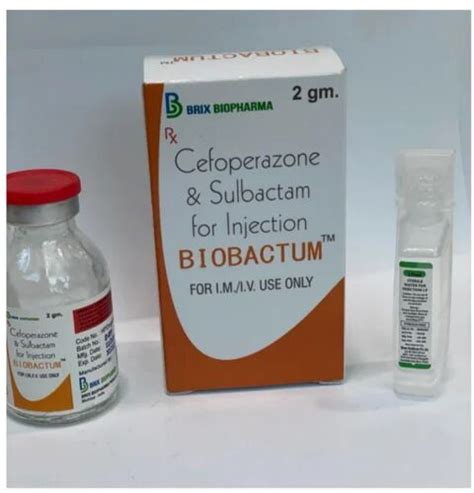 Cefoperazone Sulbactam Injection Packaging Type Vial Box At Rs 20