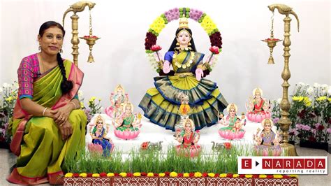 Varamahalakshmi Varalakshmi Pooja Ashta Lakshmi Decoration Ideas Goddess Lakshmi