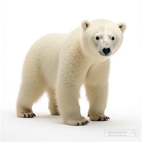 Bear Pictures-baby polar bear isolated on white background