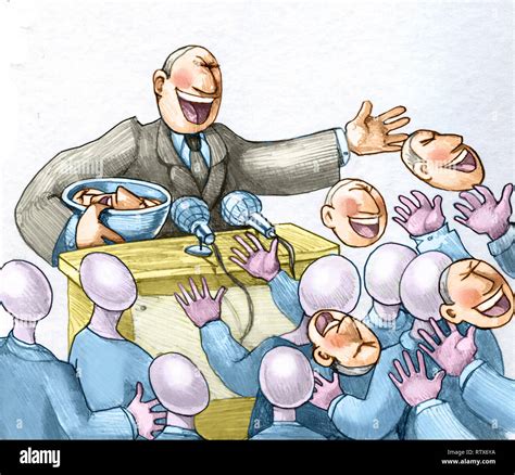 Political power cartoon hi-res stock photography and images - Alamy