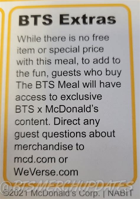 McDonald's BTS Meal Might Not Come With Photocards But May Contain Other Freebies - Koreaboo