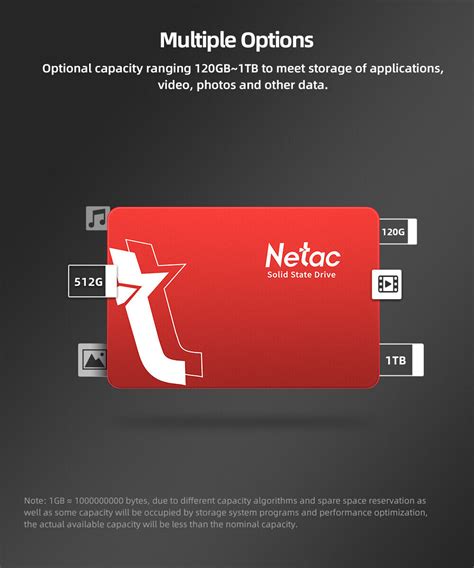 Netac 128GB SSD 3D NAND 2.5'' SATA III 6GB/s Internal Solid State Drive ...