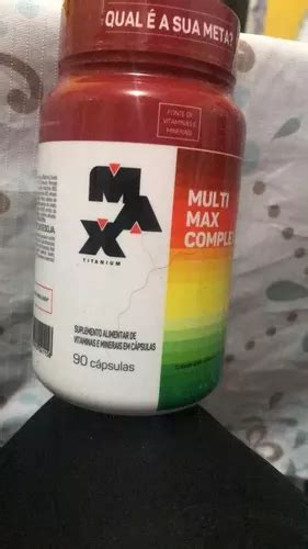 Multivitam Nico Multimax Complex Caps Max Titanium C Lcio Frete Gr Tis