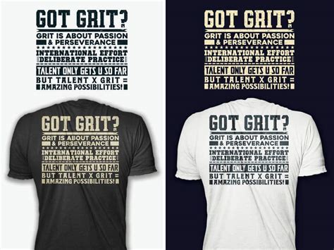 T-shirt design: got grit? | Freelancer