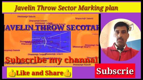 Javelin Throw Sector Javelin Sector Javelin Ground Marking Javelin