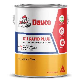 DAVCO K11 RAPID PLUG 1min 4 5kg SIKA