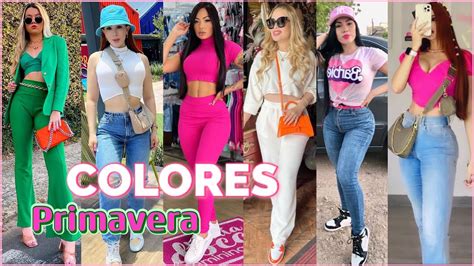 OUTFITS DE PRIMAVERA 2024 LOS COLORES EN TENDENCIA 2024 IDEAS DE