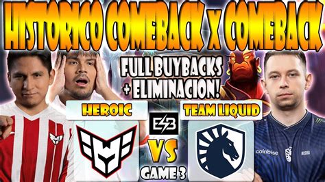 Heroic Vs Team Liquid Bo Game Eliminacion K Scofield Vs Nisha