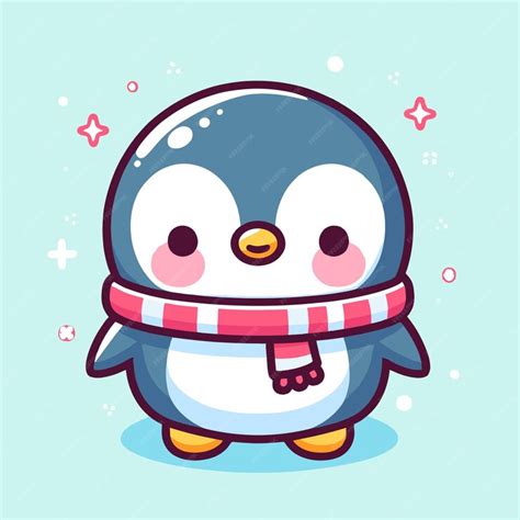 Premium Vector Cute Penguin Cartoon Icon Illustration