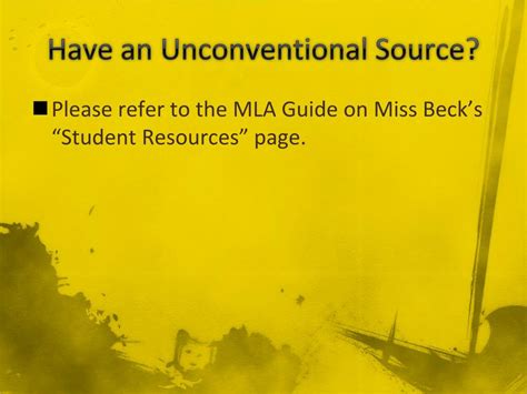 Unconventional Meaning