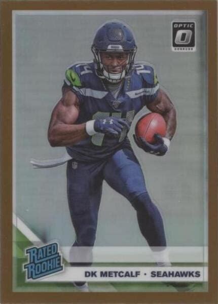 Panini Donruss Optic Rated Rookie Bronze Prizm Dk Metcalf