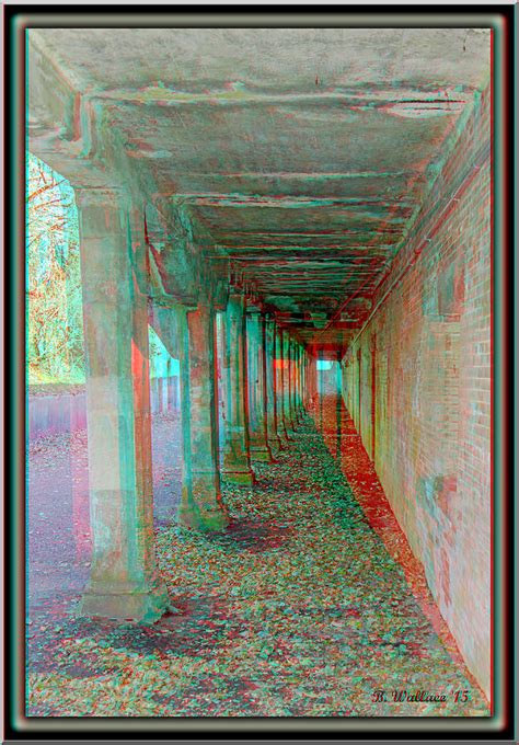 Ft Howard Pk Tunnel Effect Use Red Cyan 3d Glasses Photograph By