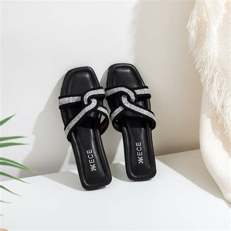 Jual Kelambi Kece Sandal Flat Wanita Sandal Teplek Naola Korean Style