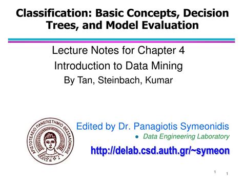 Ppt Classification Basic Concepts Decision Trees And Model