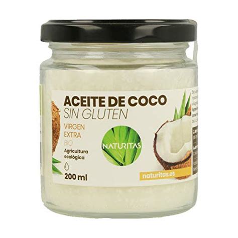 Aceite De Coco Desodorizado Bio 200 Ml Naturitas Sin Gluten Sin