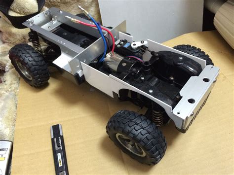 TAMIYA CC01 ウニモグへ改造中 Toy car Monster trucks Rc cars