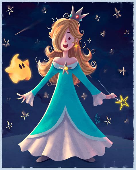 Rosalina Mario Fan Art 44534569 Fanpop