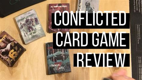 Review Of Conflicted The Game Card Game For Preppers Youtube