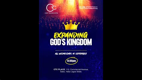 Ctc Livestream Midweek Service Expanding God S Kingdom Youtube