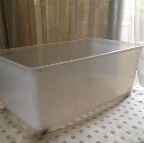 Big Plastic Storage Case With Wheels, Furniture & Home Living, Home ...