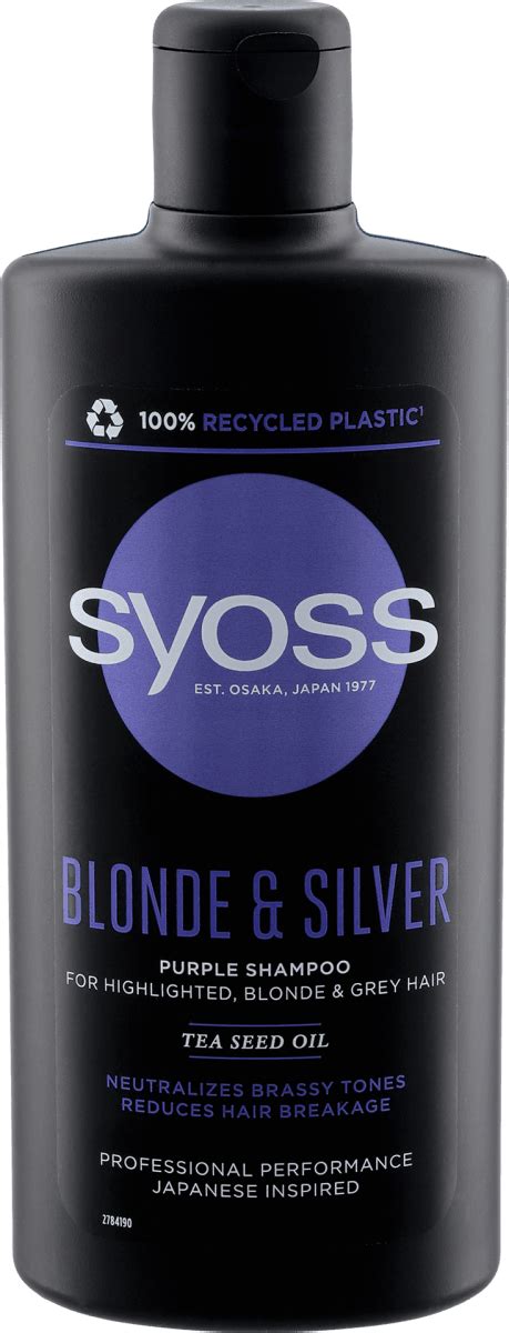 Syoss Szampon Blonde Silver 440 ml kupuj online zawsze w najniższych