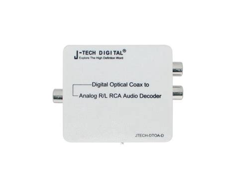 J Tech Digital Optical SPDIF Toslink Coaxial Digital To Analog