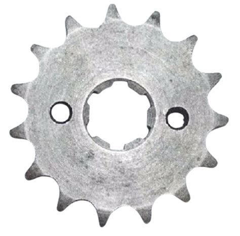 15 Teeth Polished Finished Round Cast Iron Two Wheeler Chain Sprocket