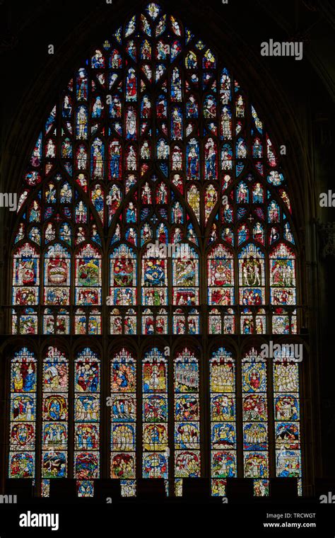 Great East Window The Largest Medieval Stained Glass Window In Britain At York Minster