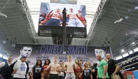 Naked Canelo Makes Weight As Liam Smith Promises To Expose Struggling