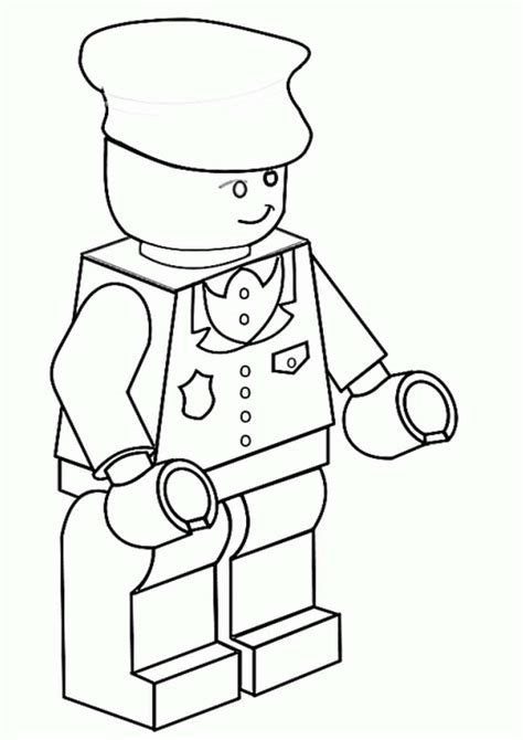 Do Wydruku Kolorowanka Lego Ludzik Policjant The Best Porn Website