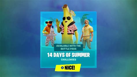 New Days Of Summer Rewards In Fortnite Youtube