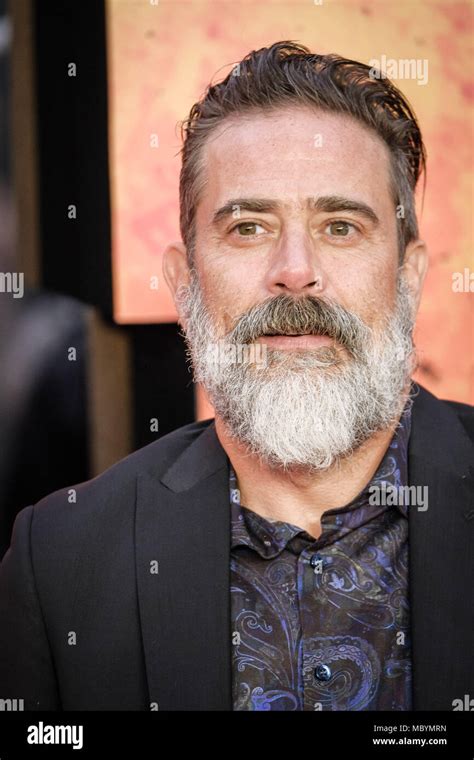 Jeffrey Dean Morgan At European Premiere Of Rampage On Wednesday 11
