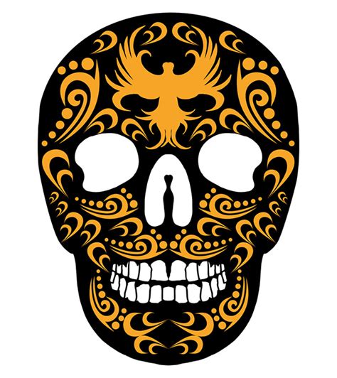 tattoo tribal skull vector art on Behance