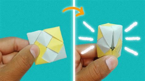 Easy Origami Pop It Fidget Antistress Moving Paper Toys Origami Clic