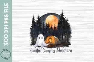 Camping Halloween Sublimation Bundle Graphic By Basilio Vintage