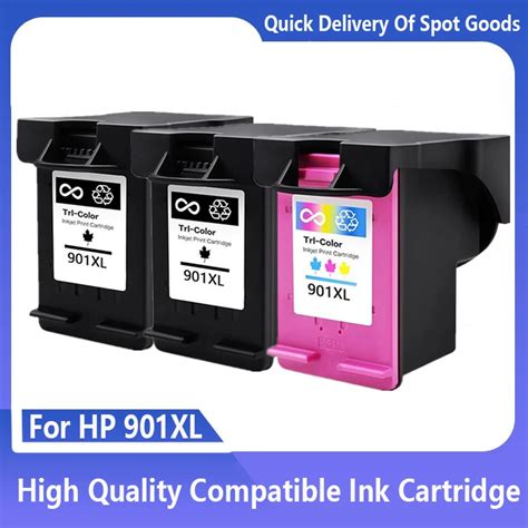 901xl Compatible Ink Cartridge For Hp 901 Xl Officejet J4530 J4540 J4550 J4580 J4585 J4624 J4640