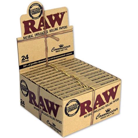 Raw Classic Connoisseur Paper Kingsize Slim Tips High Roller