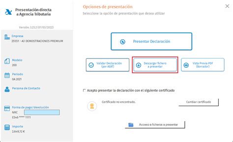 Modelo Presentaci N Del Is Con Solicitud De Aplazamiento