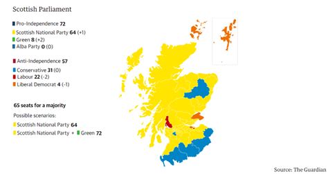 Results Of The 2021 Scottish Parliament Election Mapporn