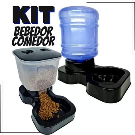 Kit Bebedouro E Tratador Autom Tico Grande Para Cachorro Escorrega O