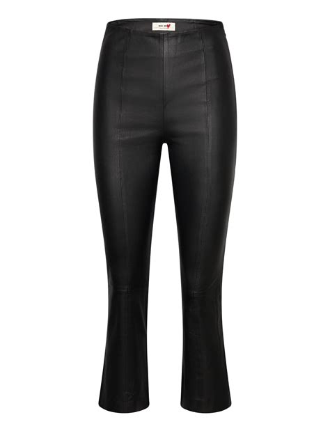 MOS MOSH Mmsarah Leather Legging Black Sort 2239 Kr Boozt