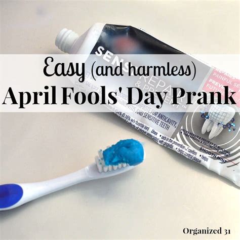 Easy April Fools' Day Prank Idea - Organized 31