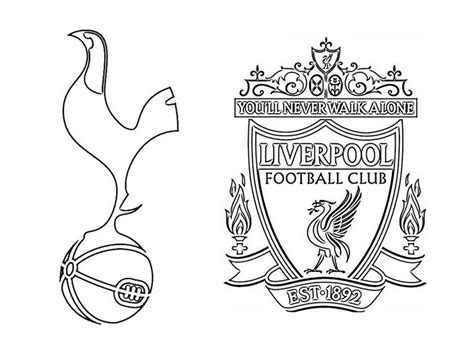 Coloring page UEFA Champions League 2019 : Final: Tottenham - Liverpool 7