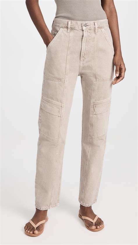 Agolde Cooper Cargo Pants In Natural Lyst