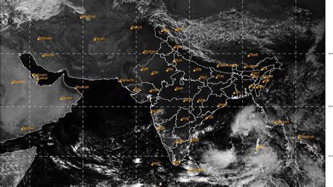 Low Pressure Area Over Sea Intensifies Into Depression Cyclone Likely