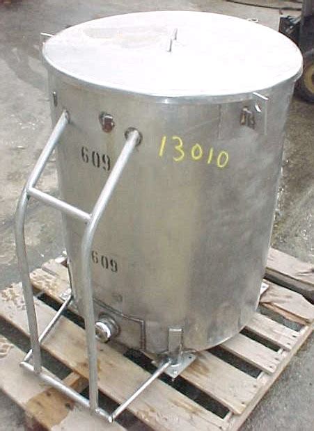 Gallon Open Top Jacketed Tank Open Top Tank Stainless Steel Tanks