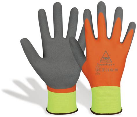 Hase Safety Gloves Latex Arbeitshandschuhe Superflex En388 En 420