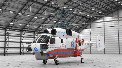 Kamov KA32 Russia EMERCOM Helicopter 3D Model $169 - .3ds .blend .c4d ...
