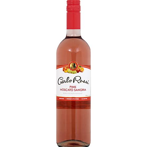 Carlo Rossi Moscato Sangria Pink Buehlers